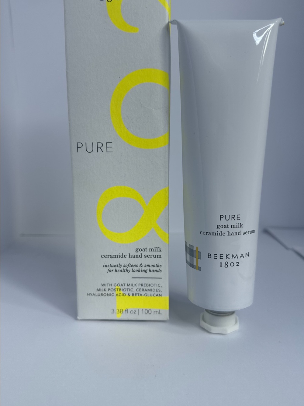 Beekman 1802 PURE Goat Milk Ceramide Hand Serum - White & Yellow